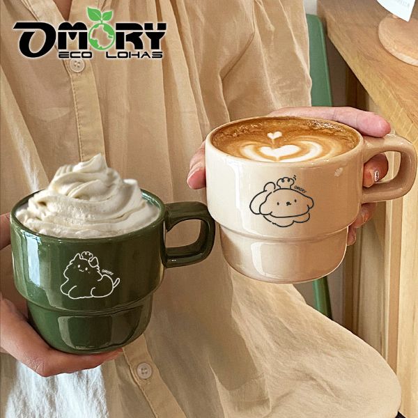 【OMORY】原創陶瓷把手馬克杯270ml