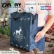 【OMORY】原創防水環保保溫/保冷手提袋(長形藍麋鹿)