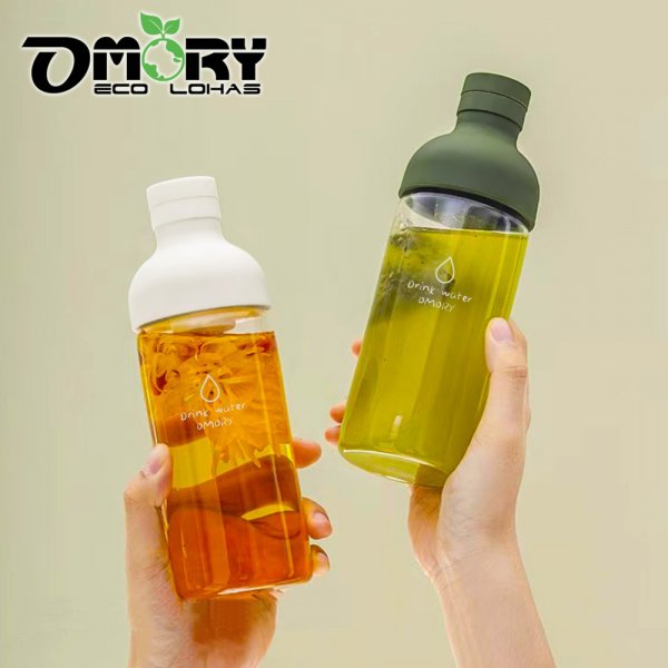 【OMORY】水滴冷萃玻璃瓶490ml附濾網 可泡各式冷飲