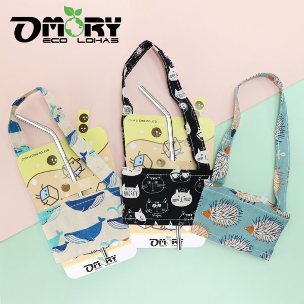 【OMORY】樂活手作花布飲料杯套