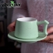 【OMORY】滿天星咖啡杯盤組400ml(任選)