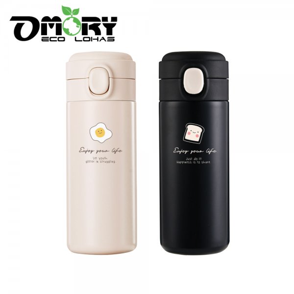 【OMORY】好時光彈跳保溫瓶-320ML